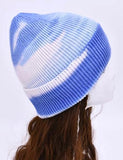 Tie-dye Beanie Hat Blue