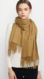 Cashmere blend Scarf - Camel