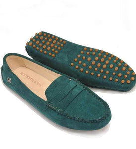 Ladies Loafer - Forest Green