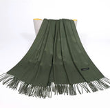 Cashmere blend Scarf - Winter Green