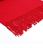 Cashmere blend Scarf - Robin Red